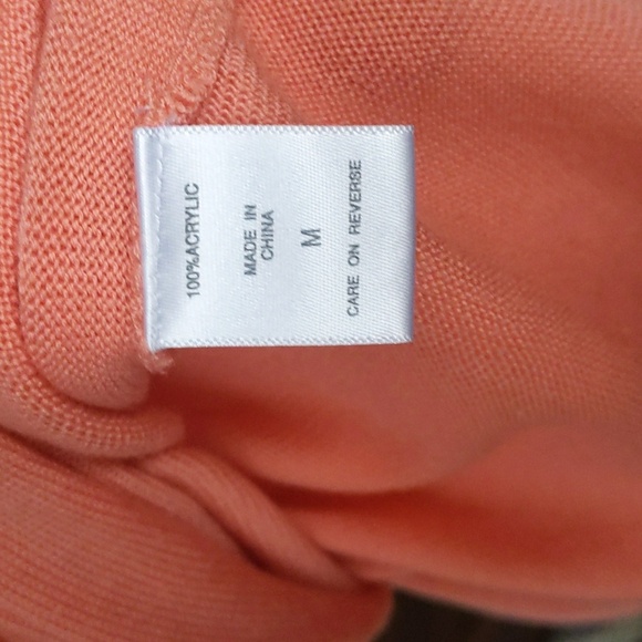 New York & Company Peach Crossover Cardigan - Women's Medium - Picture 5 of 5